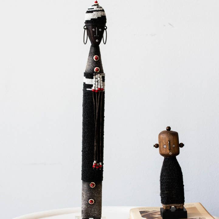 kanju Interiors - Wholesale Decorative Tabletop Object - Black Namji Doll2