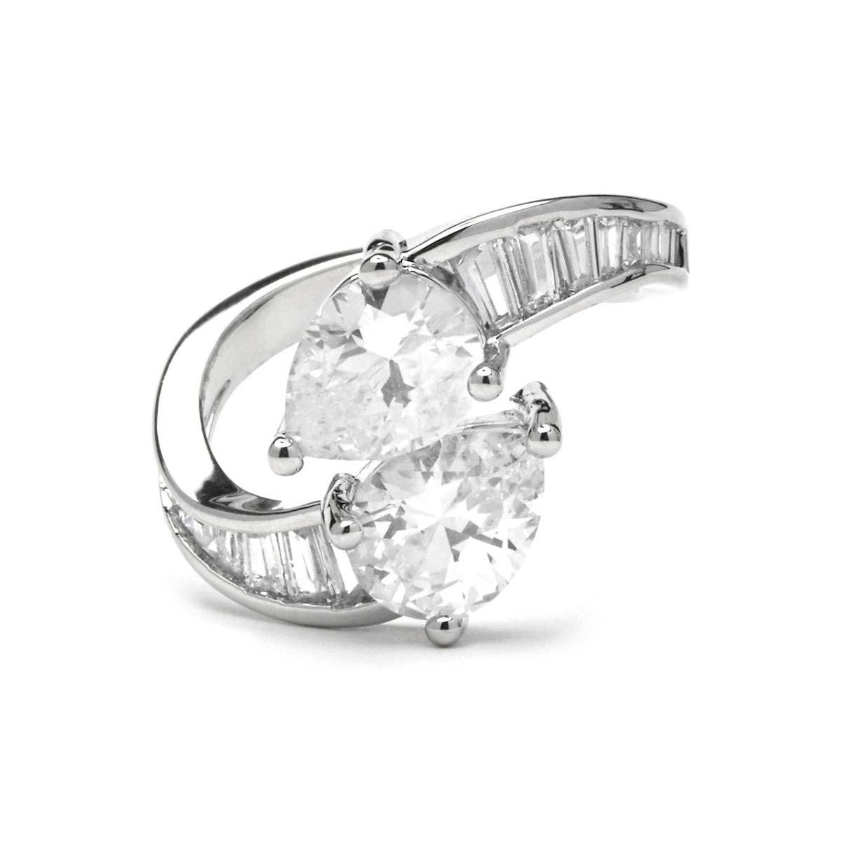 Luxenter - Wholesale Multi-Stone Ring - Anillo con Circonita Brillante acabado plata - Darbia2