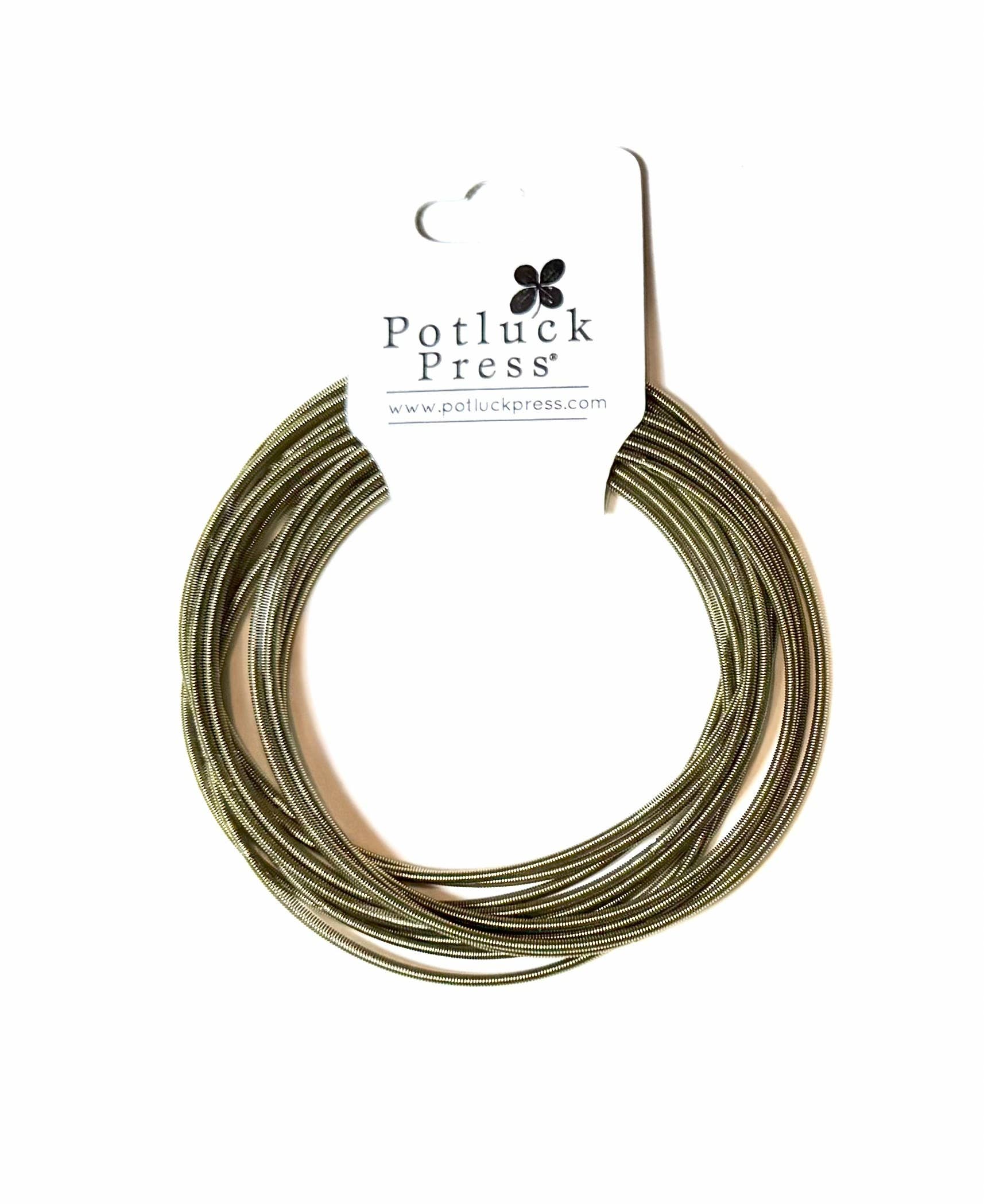 Potluck Press - Vente Bracelet jonc - Bracelet, corde de guitare