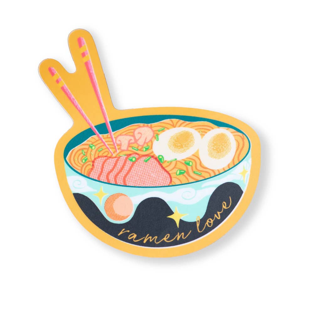 Wildkat Studio - Wholesale Sticker - Ramen Love Vinyl Sticker3