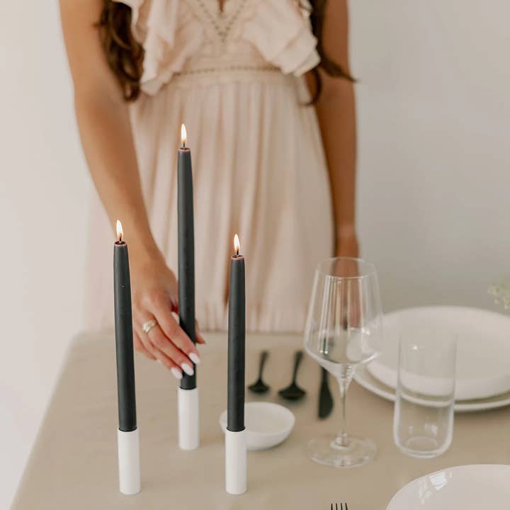 Mo&Co Home - Wholesale Tapered Candle/Candlestick - 100% Beeswax Dipped Taper Candles | All Natural, Handmade