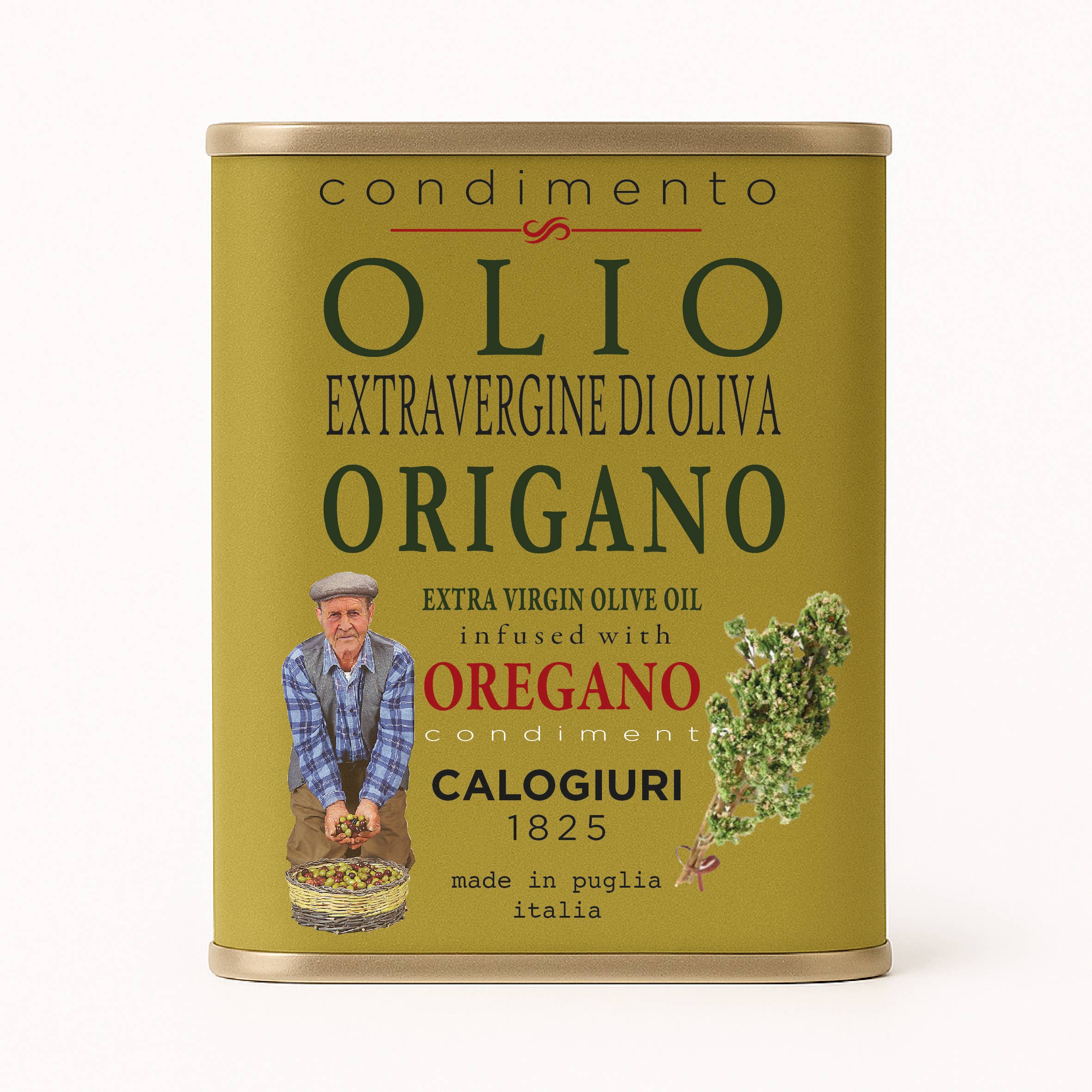 Vincotto Balsamico Gianni Calogiuri Azienda Agricola - Wholesale Olive Oil - Flavored ExtraVirgin Olive Oil Tin Set. Small Size,Big Taste9