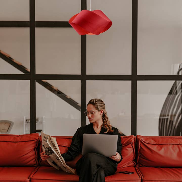 Traum - Wood Lighting – wholesale Chandelier/hanging light – Summer Decor UFO Pendant crafted with Natural Wood Veneer17