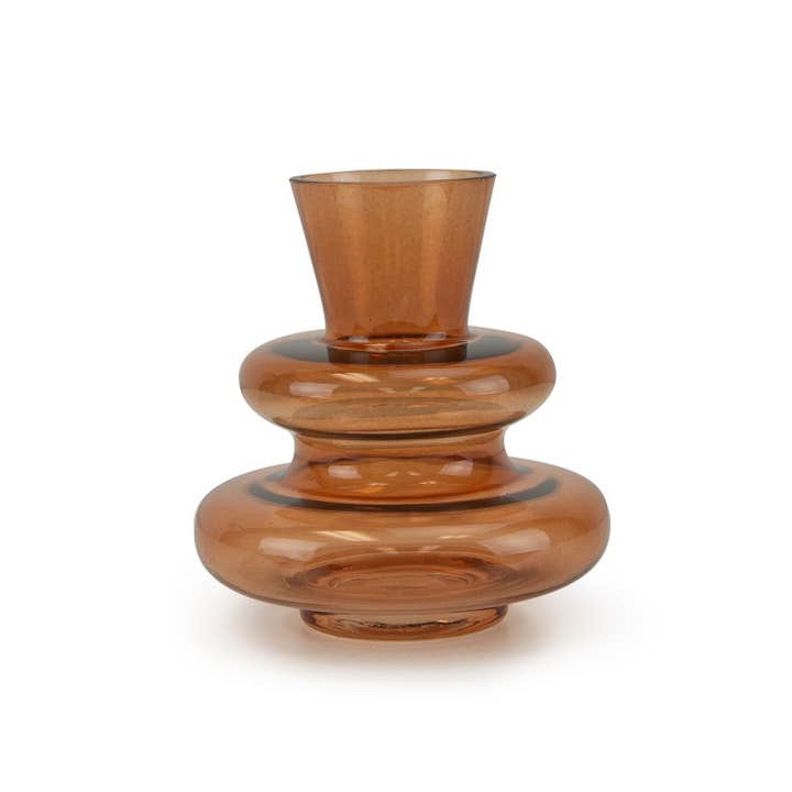 Galore Home - Wholesale Vase - Organic Bud Glass Vase (H-5” x D-4.75”)3