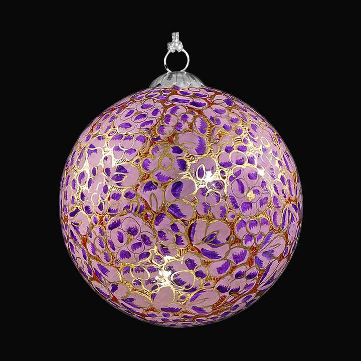 Boule de Noël violette enchantée pour la vente par Honest love our planet