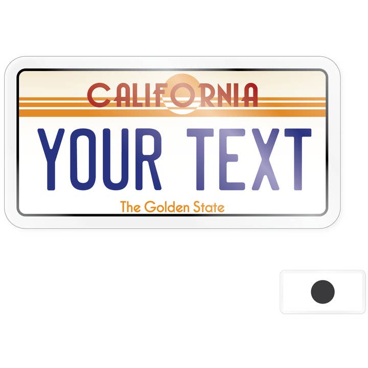 Magnet - California Golden State License Pl for wholesale by Morris Magnets