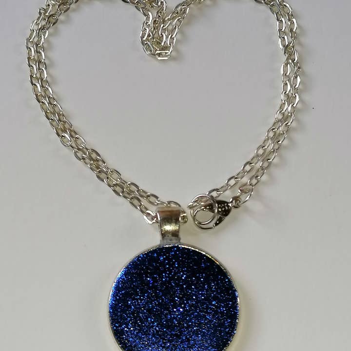 Silber-blaue Verzierung für den Großhandel von Blue Moon Bijoux