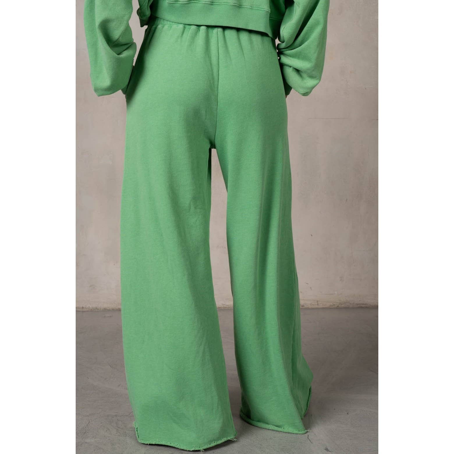 lalamia - Wholesale Pants - Women's - Matching Rib Wide Oversize Sweatpants2