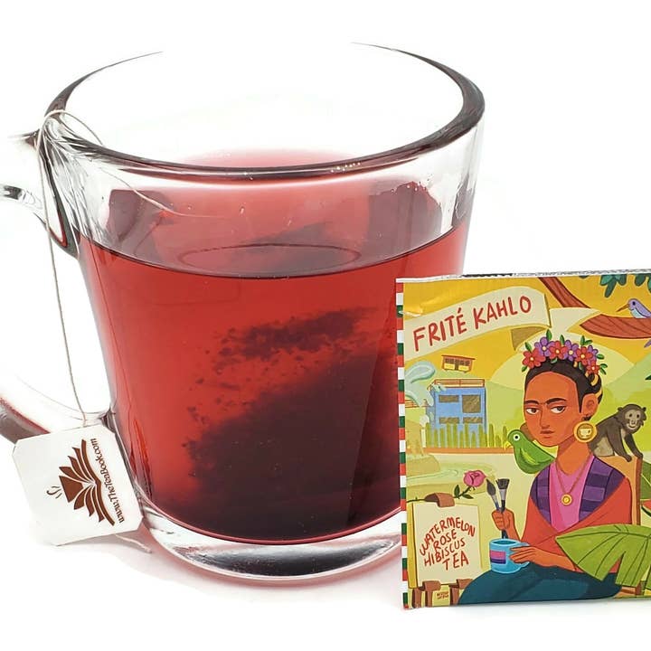 The TeaBook - Wholesale Tea Bags - FriTÉ Khalo - Organic Watermelon Rose Hibiscus Tea8