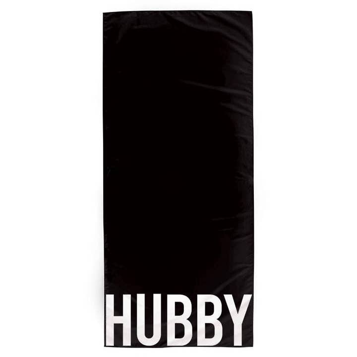 Quick Dry Oversized Beach Towel - Hubby for wholesale by Angle