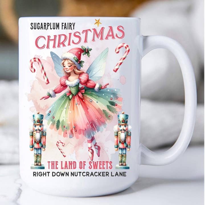 Christmas Sugarplum Fairy Coffee Mug for wholesale by Avery Lane Gifts