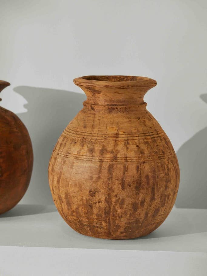 Wooden Milk Pot for wholesale by Tree Stripes