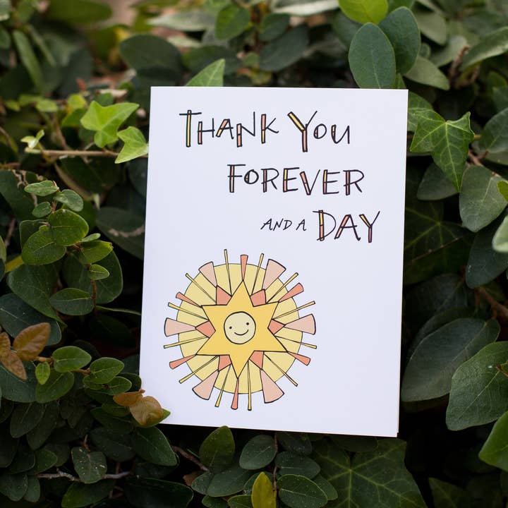 Lacelit | Stationery & Gifts by Kimberly Kuniko - Wholesale Thank You Card - Forever and a Day | Thank You Card1