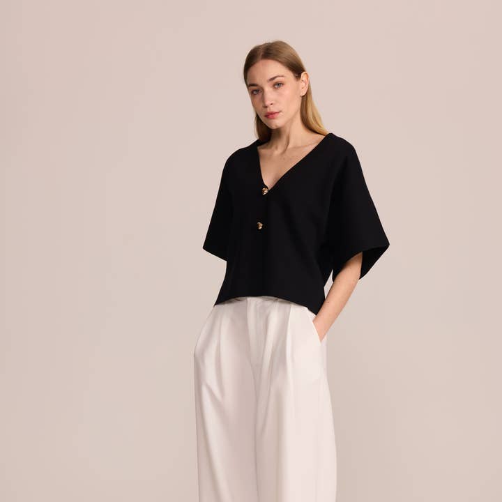 Knitted Top - 22180 for wholesale by LUCCE