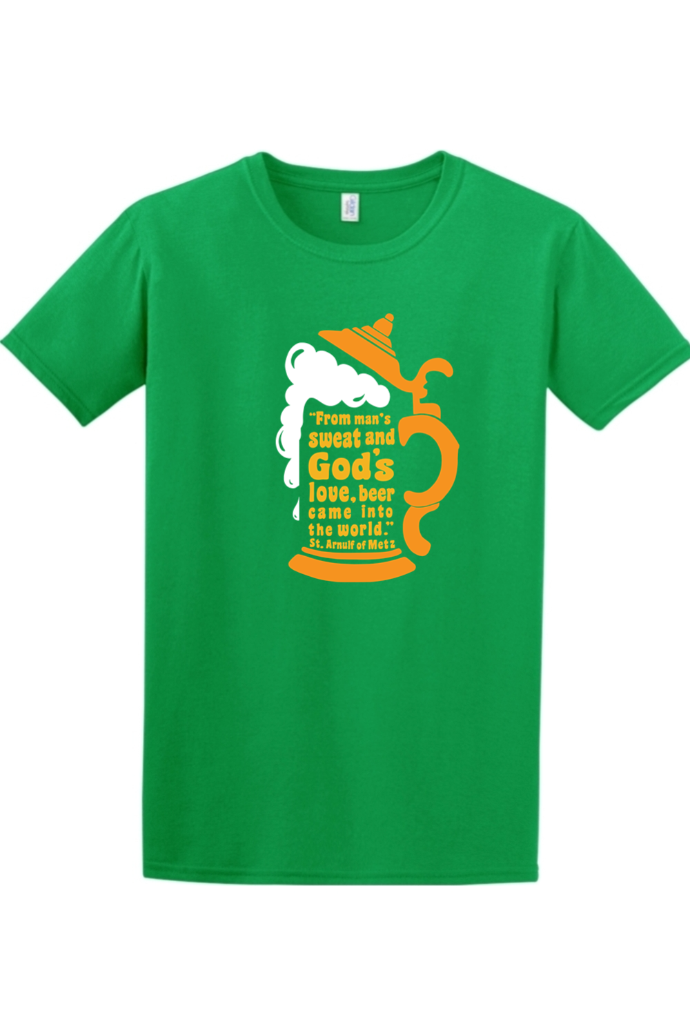 Sock Religious - Wholesale Screen Printed T-Shirt - Unisex - Beer Stein Quote - Adult T-shirt2