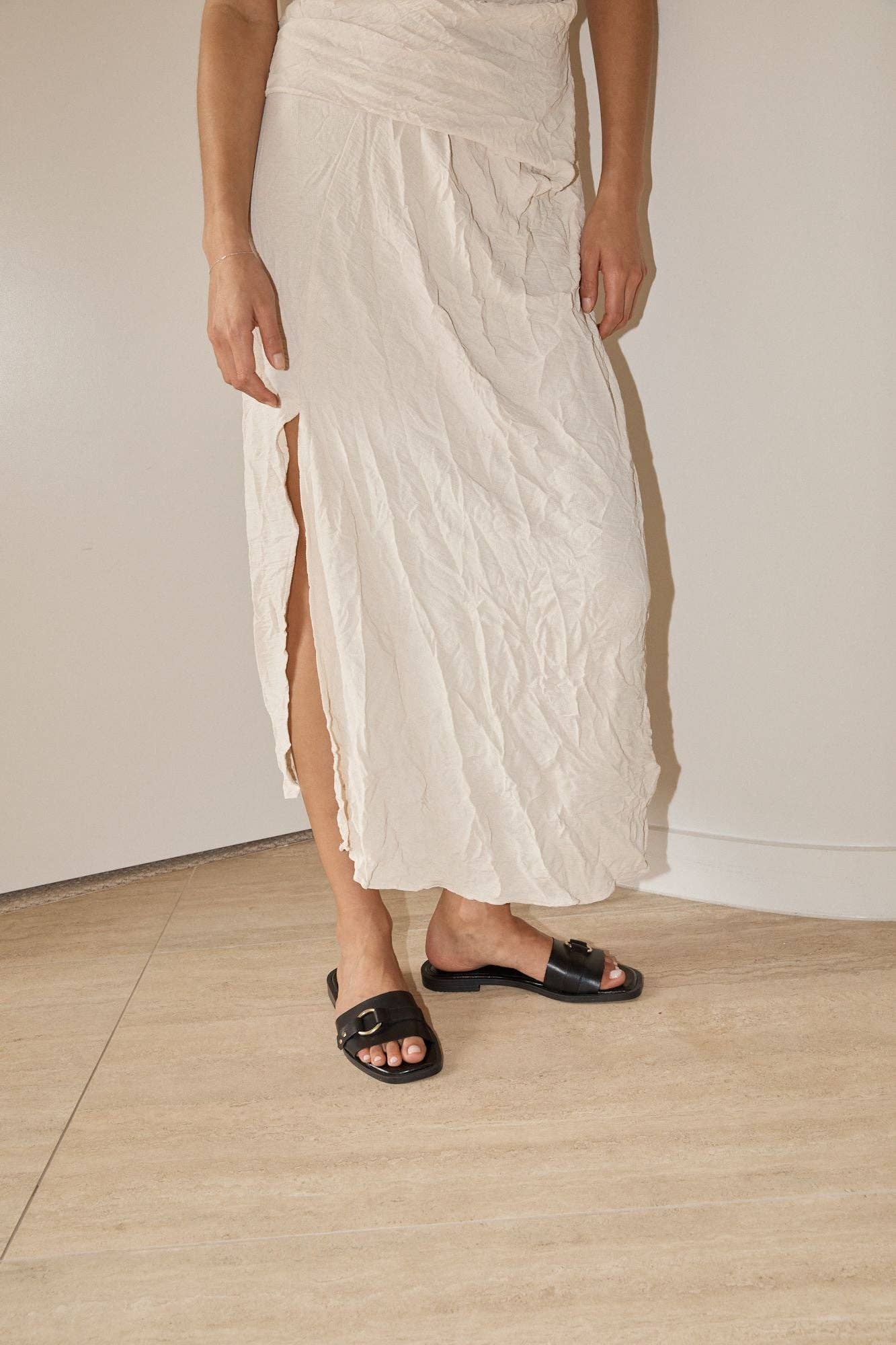 Sort Klassisk Ringdetaljeglide - Sort for engroshandel på Faire5