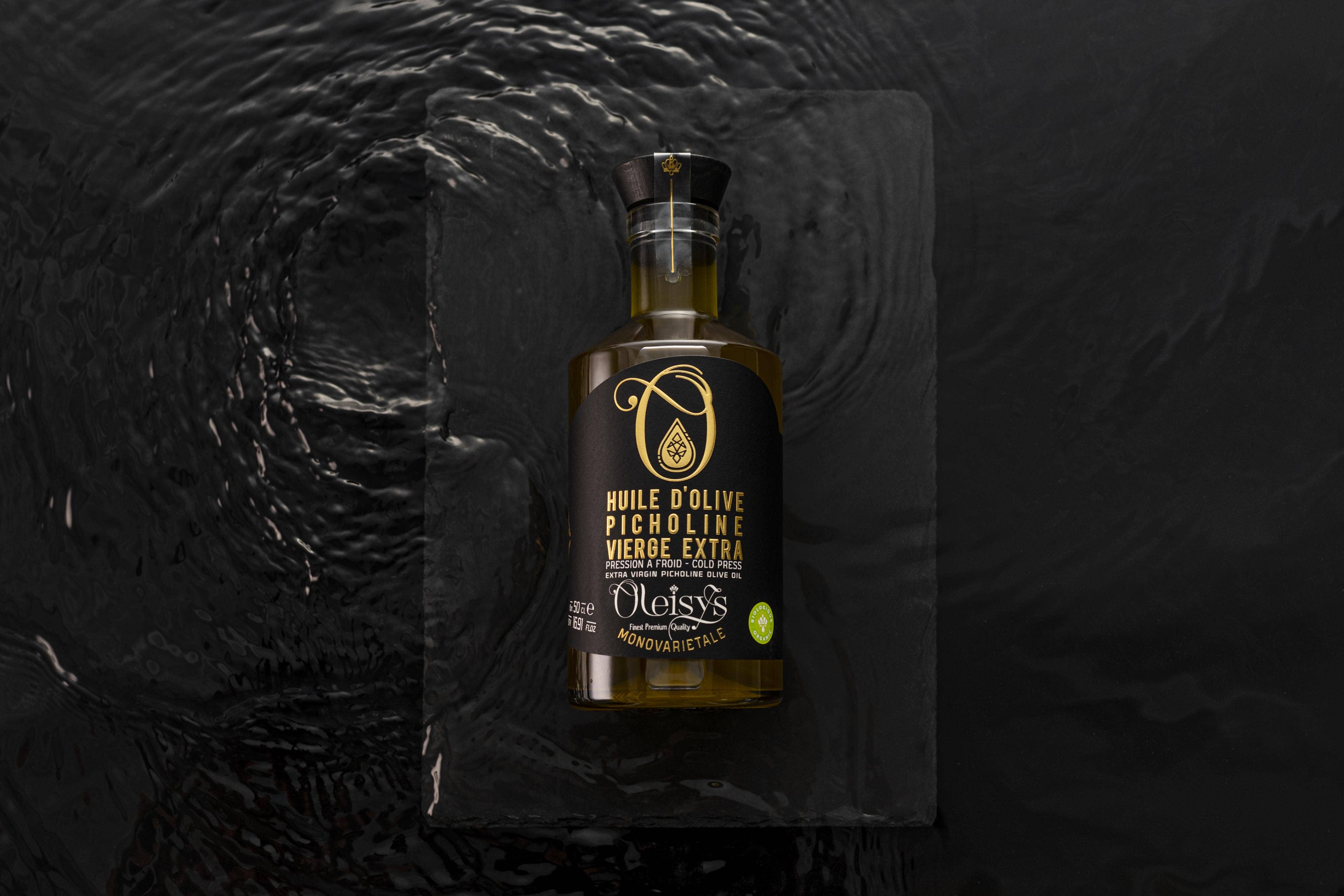 Oleisys - Venta al por mayor Aceite de oliva - Aceite de oliva monovarietal orgánico Oleisys® Picholine 500 ml3