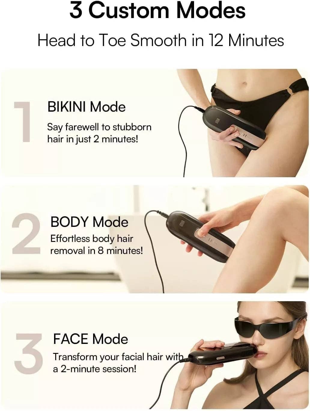 My Wholesale Warehouse - Wholesale Electronic Skincare Device - INIA Laser Hair Removal Device8