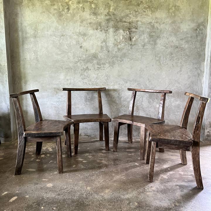 Office Objets – wholesale Chair – Large chair or armchair in antique teak H84 L6096