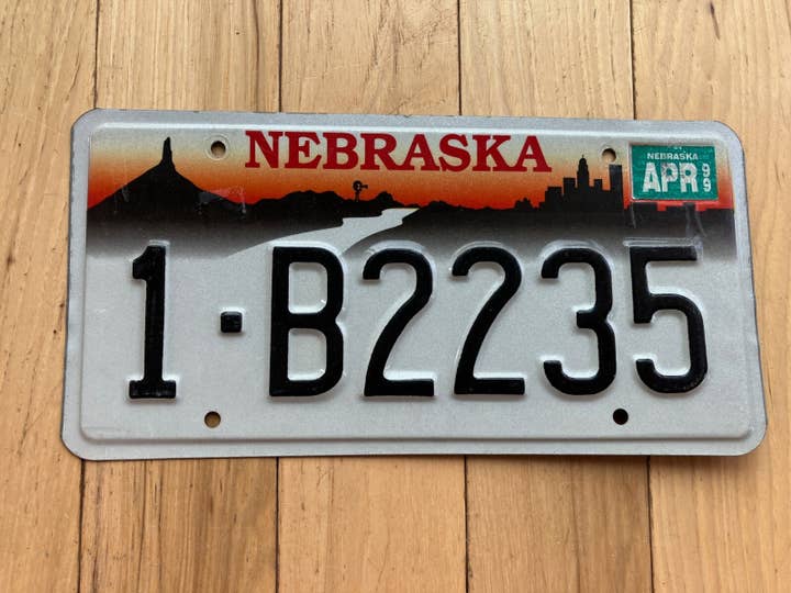 1999 Nebraska License Plate for wholesale by RusticPlates