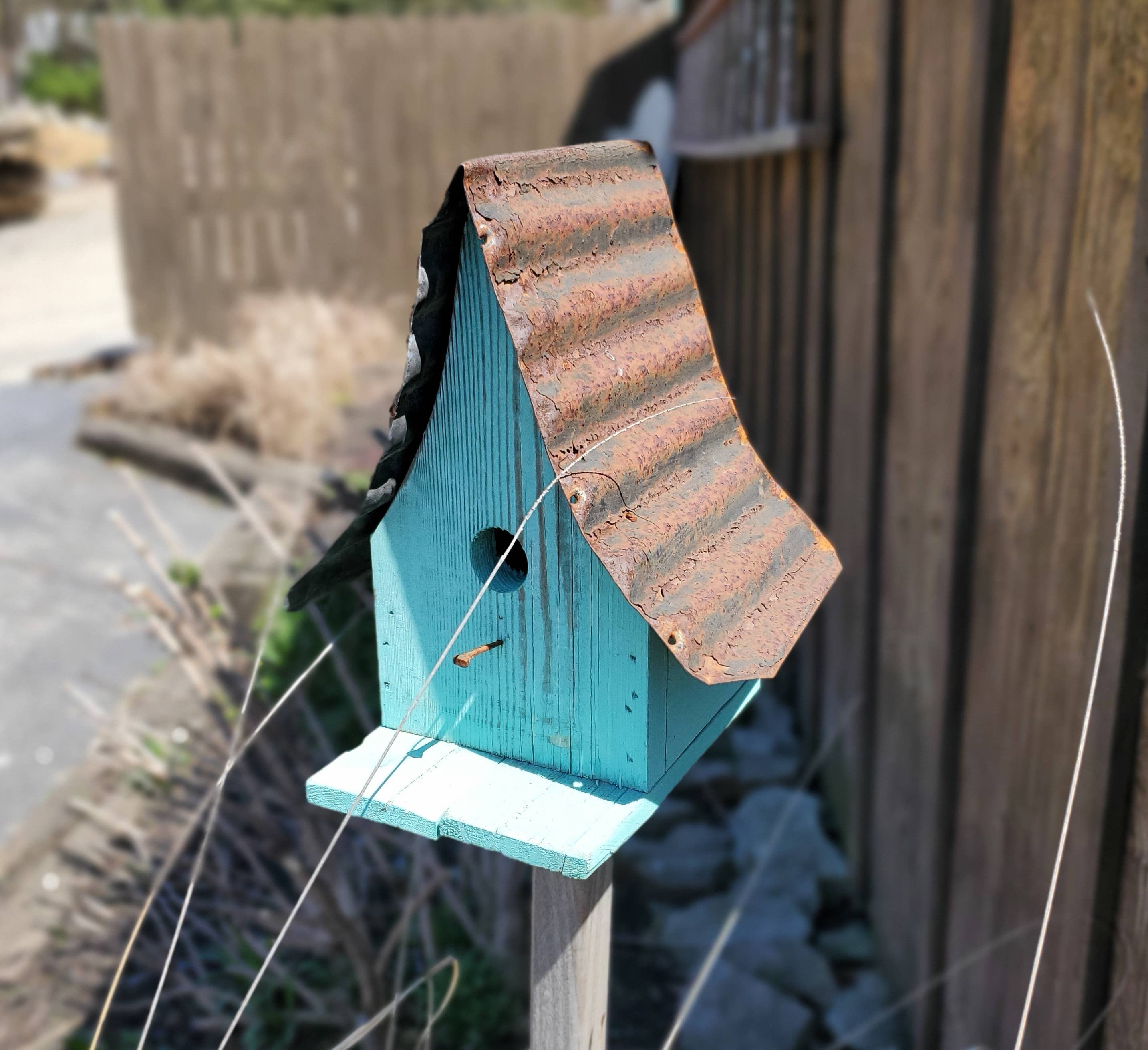 Flying Heart Threads - Wholesale Bird House - Cottage Rustic Birdhouse (SM42)7