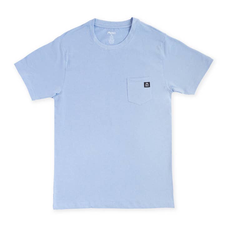 Essentials Men's Tee - 'Brunnera Blue' for wholesale by RAGS