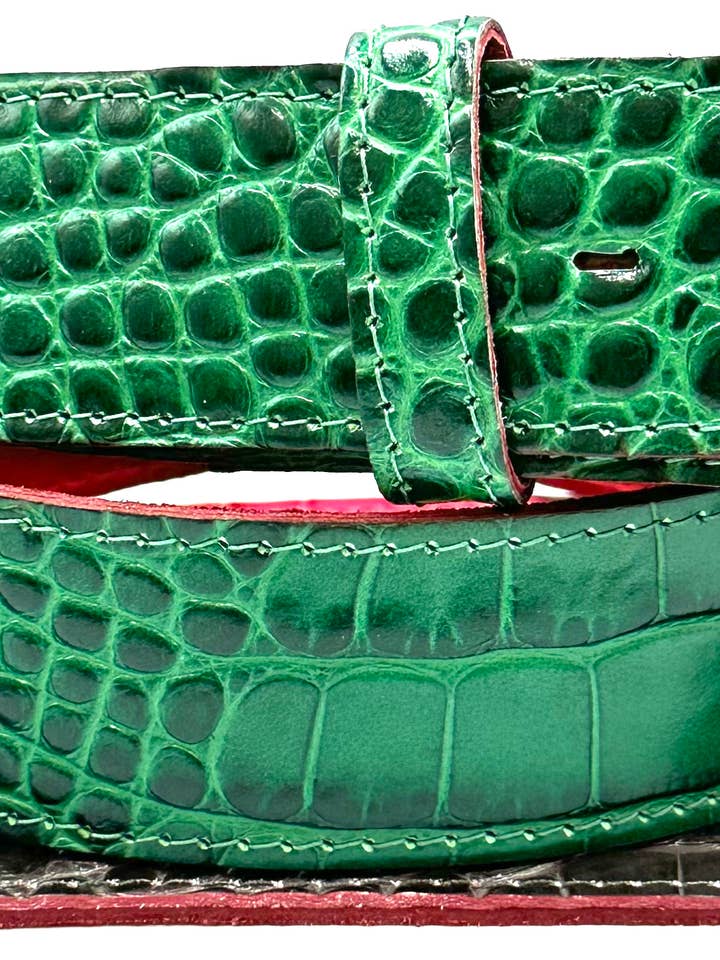 CONGO LUX LEATHER BELT - 27040CO for wholesale by Yolete