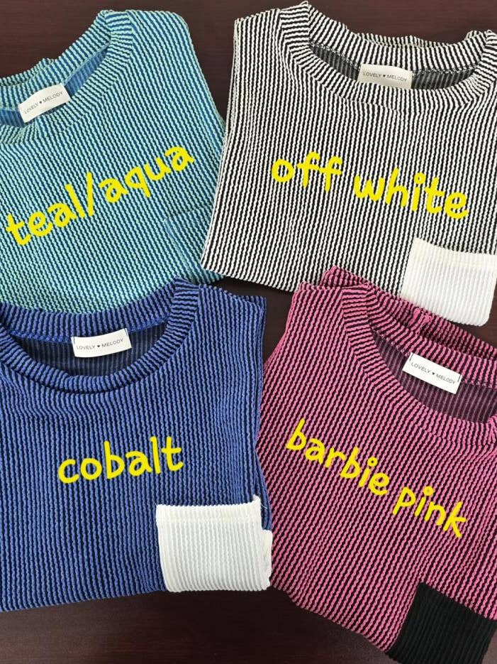 LMT4329-Ontspannen Geribd Topje voor wholesale door lovely melody