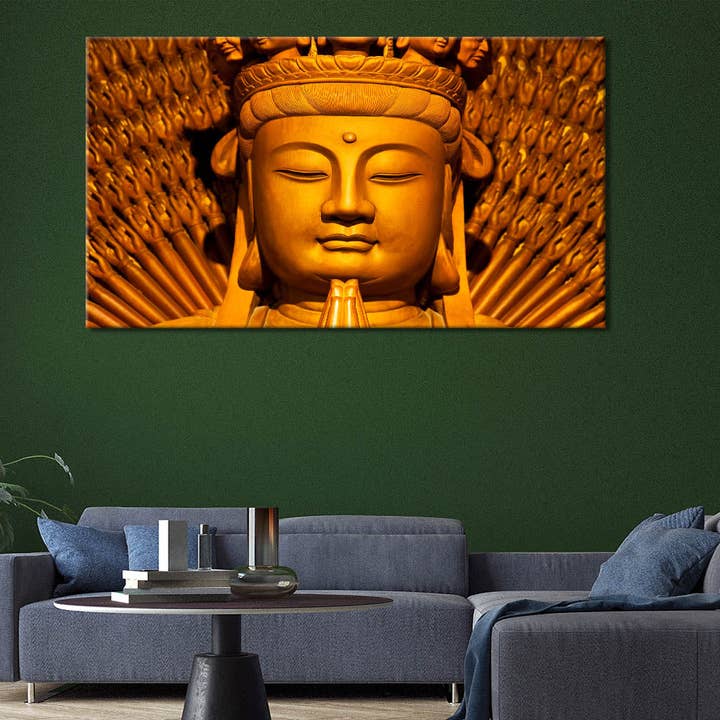 Golden Buddha - Levende tryk for engroshandel hos Meeko Print