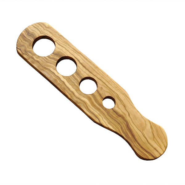 Olive Wood Spaghetti Measure for wholesale by Naturally Med Inc.