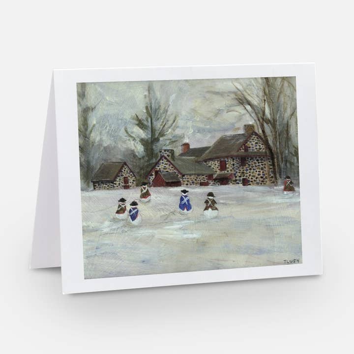 Carte-note vierge du siège social de Lafayette pour la vente par SnowPeople