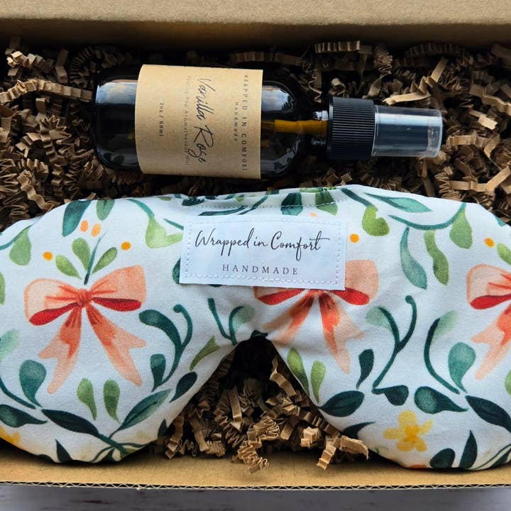 Gift Package - Organic Cotton Eye Pillow and Mist for wholesale by Wrapped In Comfort