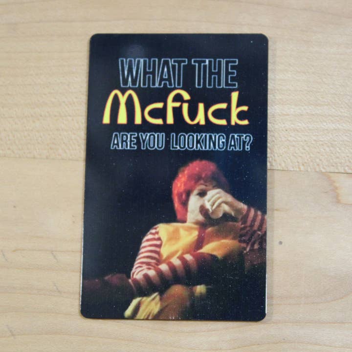 Raven Design - Wholesale Magnet - What the McFuck // Metal Magnet 0
