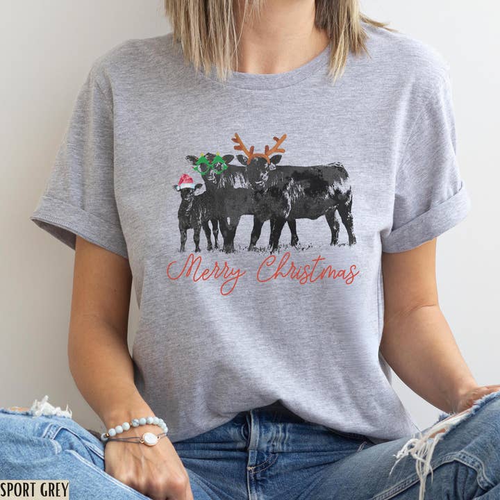 Cow Christmas Shirt, Western Christmas Sweatshirt
for wholesale by NVC Ecommerce LLC