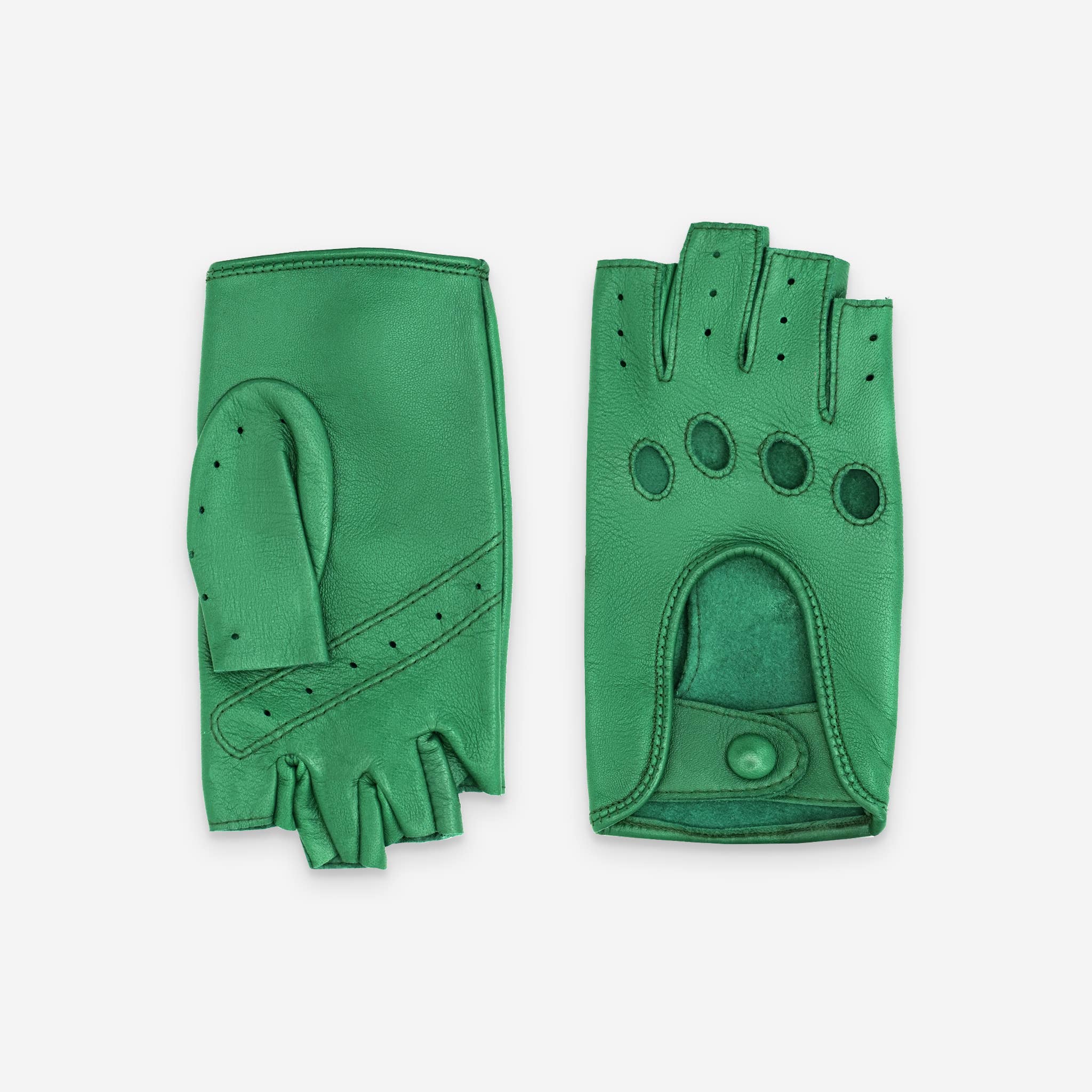 Glove Story – Großhandel Handschuhe – Damen – Fingerlose Damenhandschuhe aus Lammleder, ungefüttert – Modell conduit-21125NF1