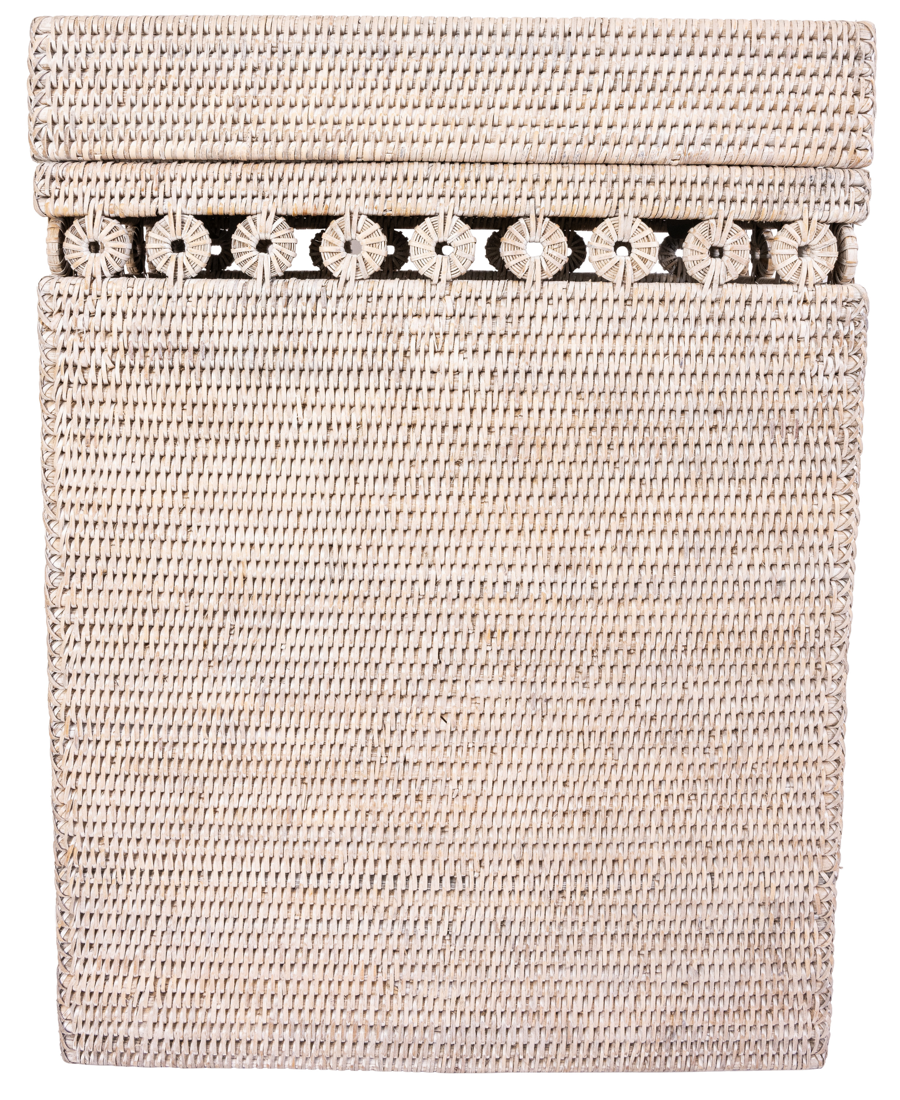 Artifacts Trading Company - Wholesale Wasmand - Geweven rechthoekige opbergmand met scharnierend deksel5