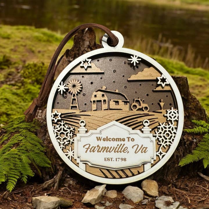 Rag Crazy Creates - Wholesale Ornament - Town Welcome Ornaments3