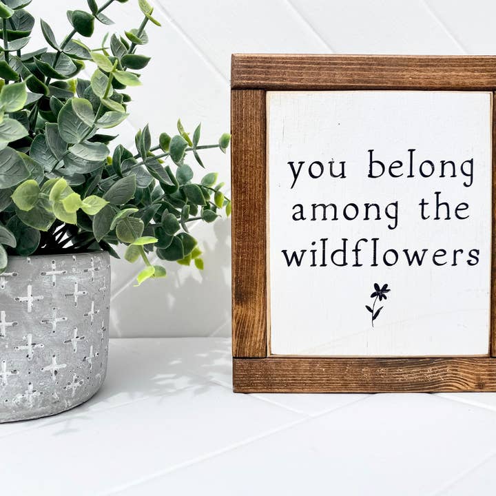 Du gehörst zu den Wildblumen Mini für den Großhandel von Inspired Findings