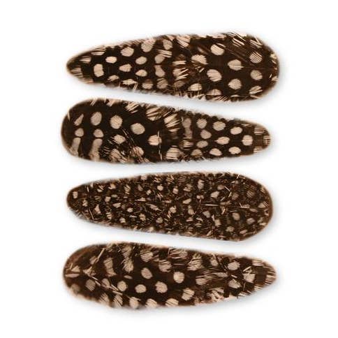 Pasadores Mia Snip Snaps - Plumas marrones para venta al por mayor de Mia