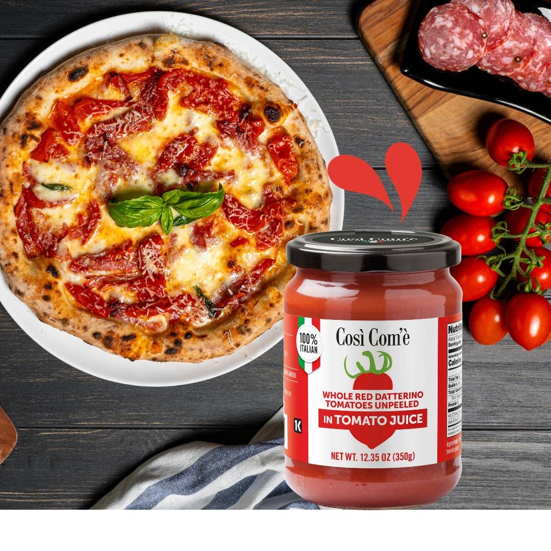 Wholesale Italian Food - Wholesale Pasta Sauce - Così Comè Datterini Tomatoes in Juice – 12.3 oz (350 g)5