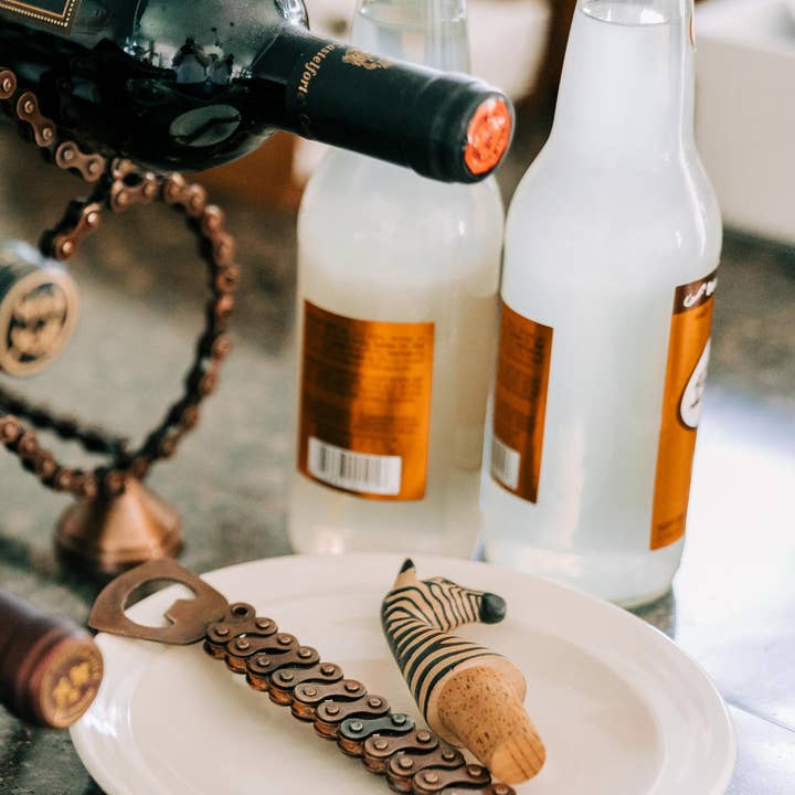 Ten Thousand Villages - Wholesale Bottle/Wine Opener - Bike Chain Bottle Opener