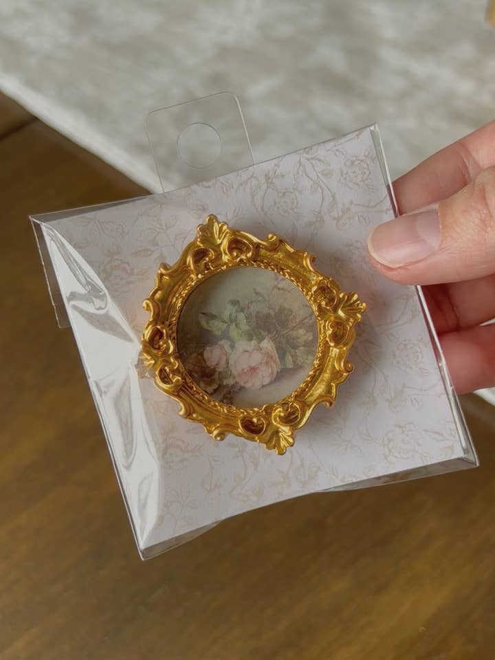 Vintage Inspired Round Miniature Magnet for wholesale by Vintage by WPC