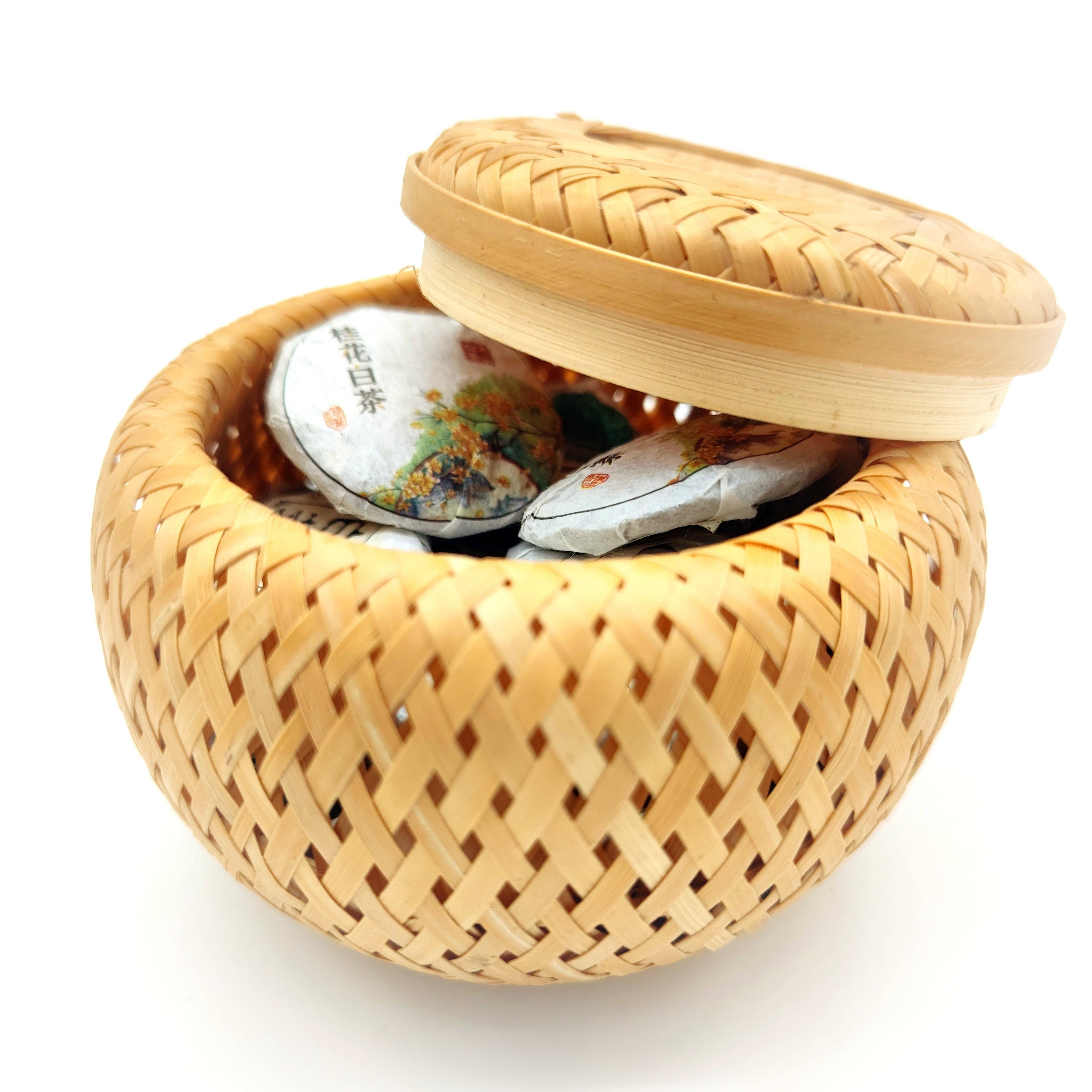 Amoy Teas - Wholesale Loose Tea - Osmanthus Shoumei  Mini Cakes1