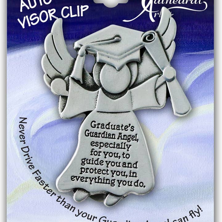 Abbey & CA Gift - Wholesale Visor - Unisex - Graduate Angel Visor Clip