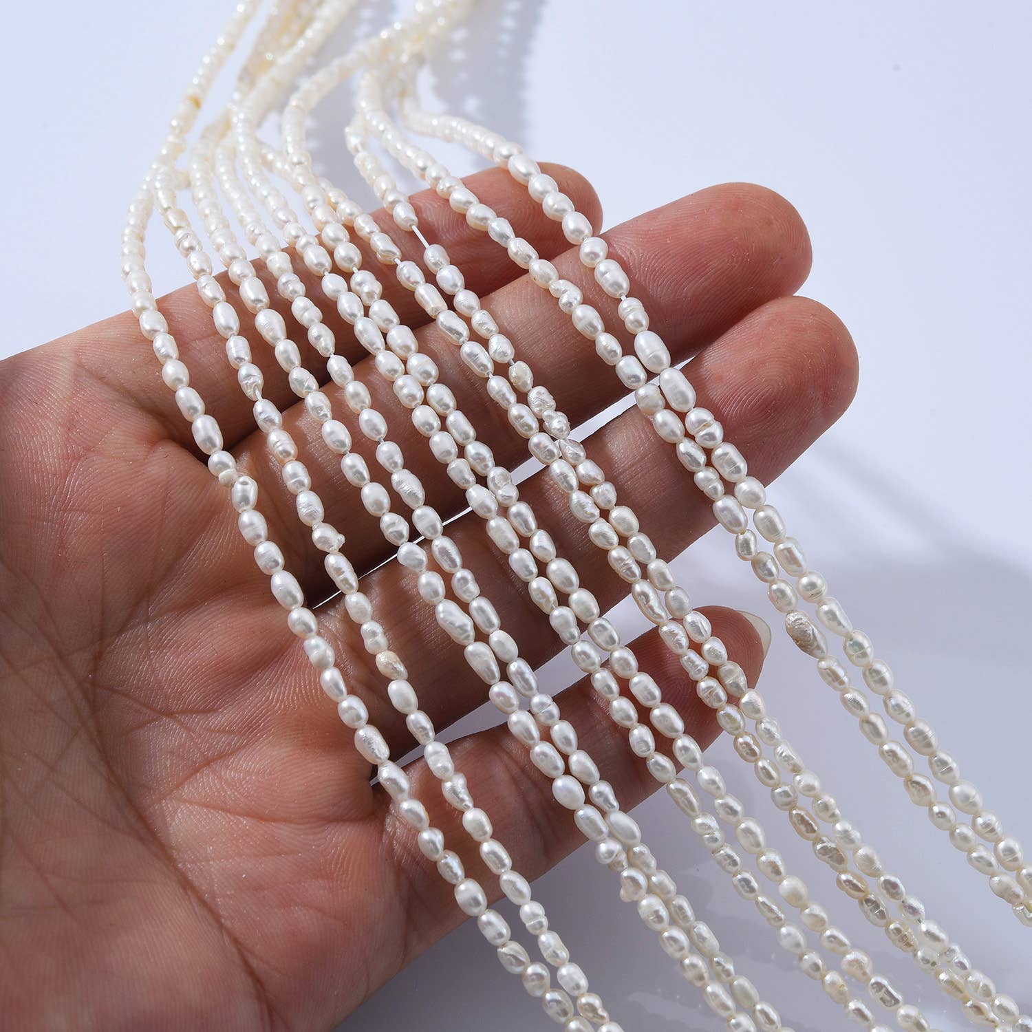 Beads Creation – wholesale Beads – AAA Natural Freshwater Pearl Beads, Seed Beads, FWP0121
