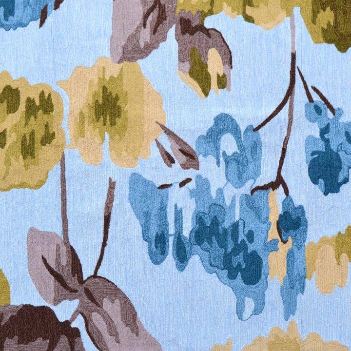 Tapis de Porte Extérieur en Peluche Hibiscus pour la vente par The Rug Market