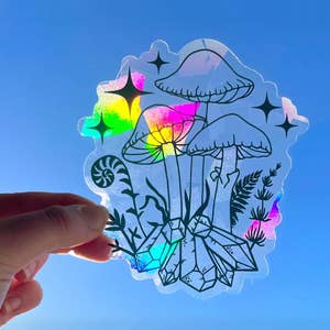 Moth Suncatcher Window Decal Rainbow Maker Prism Vinyl 