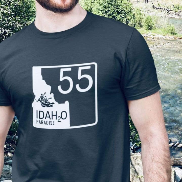 Whitewater Paradise Unisex Tee for wholesale by 208 Supply Co