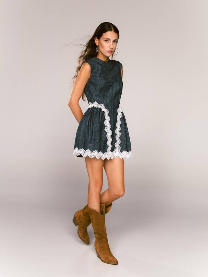 Abito jeans per la vendita all'ingrosso da parte di simona bonacci