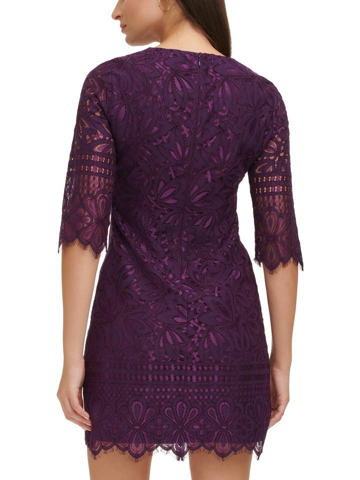 Kensie- Jurk met kanten schede en koord voor wholesale door Kensie & Siena